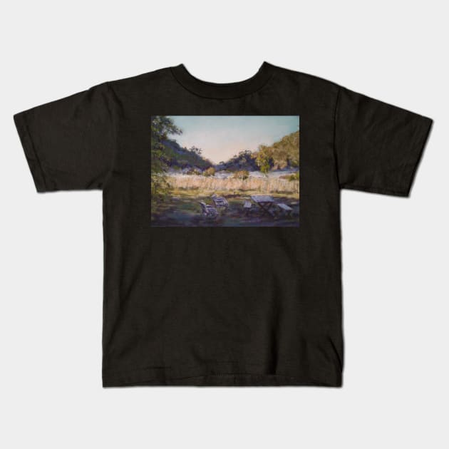 Frosty morning, Coonabarabran, NSW Kids T-Shirt by Terrimad